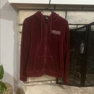 Puma Burgundy Hoodie